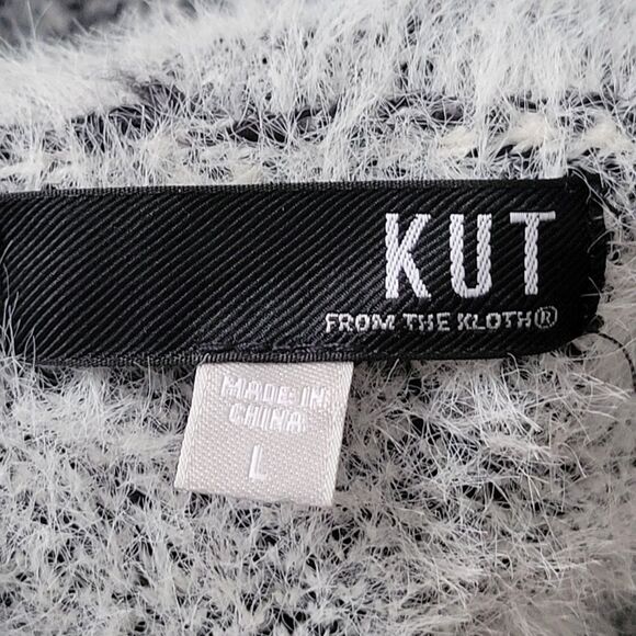 Kut from the Kloth Evea Buffalo Plaid Plush Over-sized Turtleneck Sweater - Picture 8 of 10